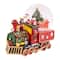 Santa Driving the Train Musical Christmas Snow Globe - 8.25"